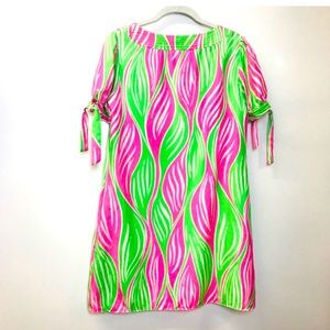 Lilly Pulitzer silk dress.